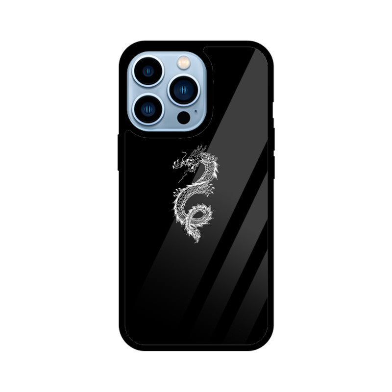 Dragon black white phone Case