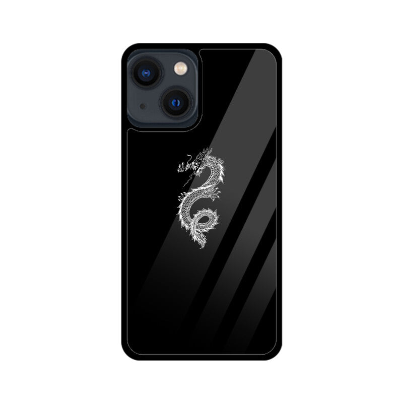 Dragon black white phone Case