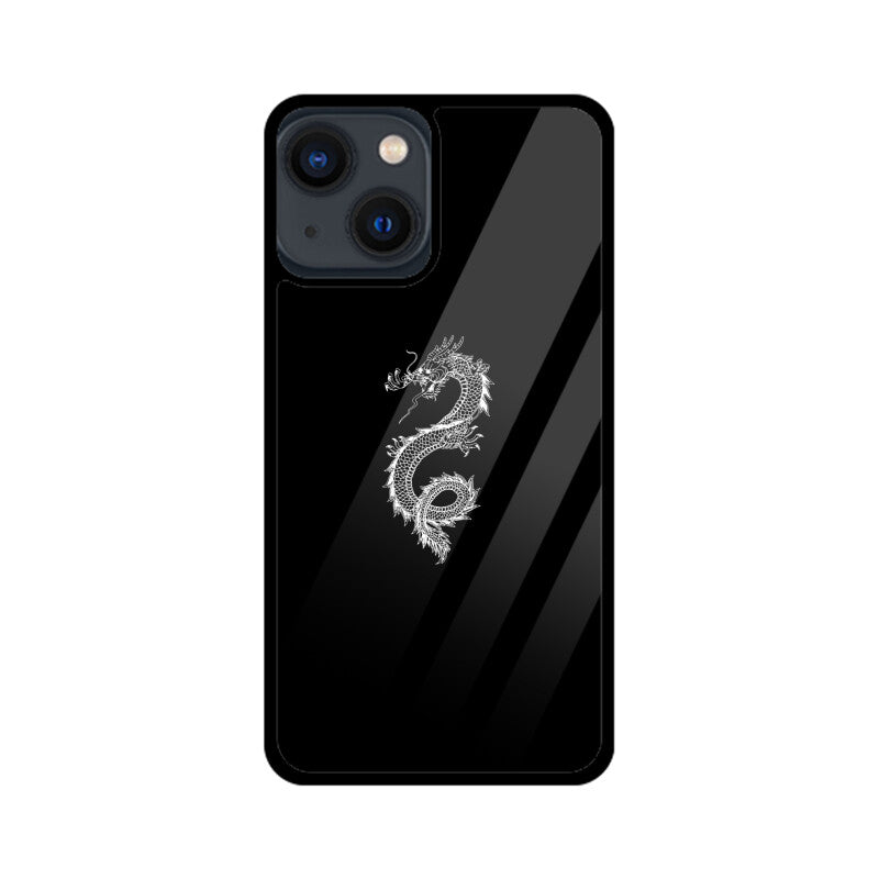 Dragon black white phone Case