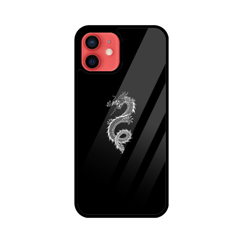 Dragon black white phone Case