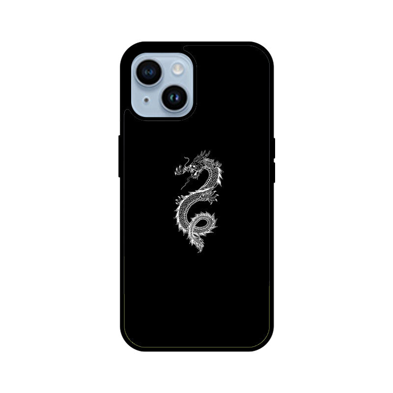 Dragon black white phone Case