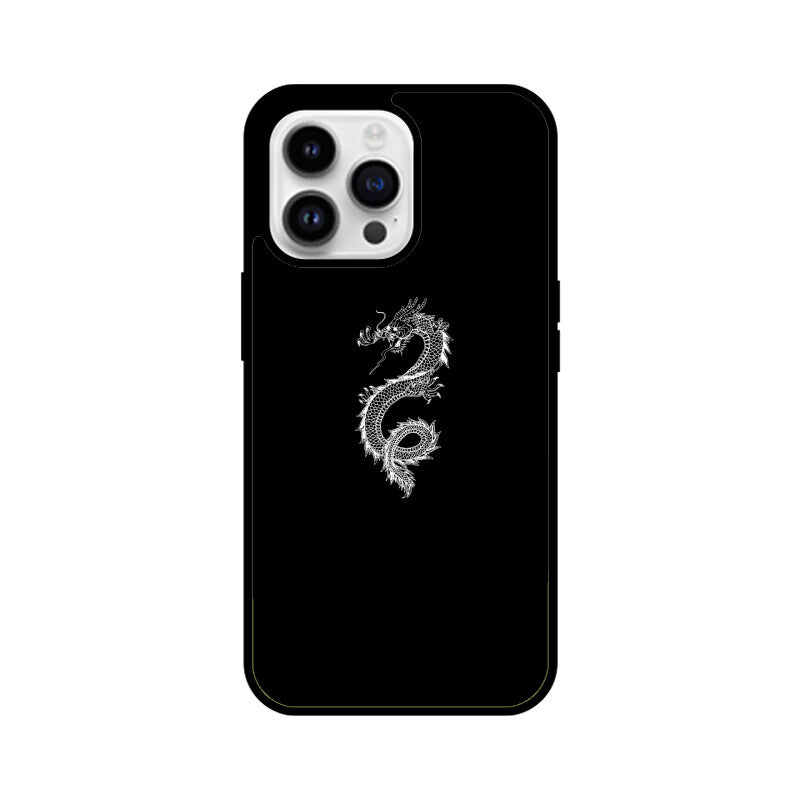 Dragon black white phone Case