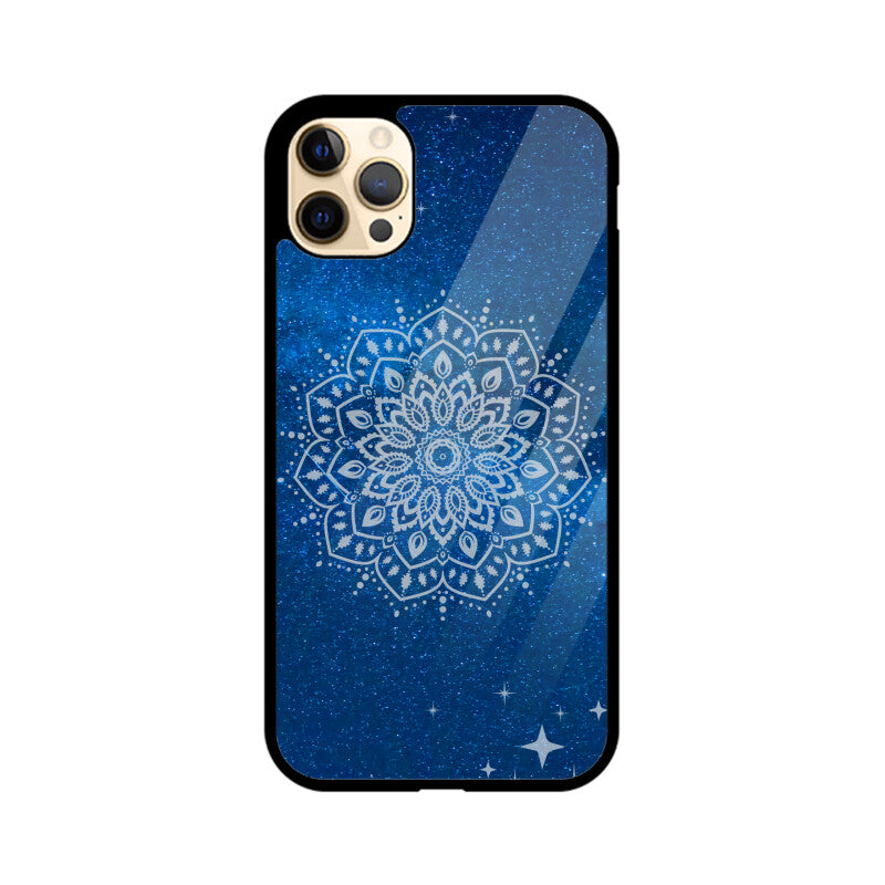 Blue White Mandala Mystical Background Phone Case