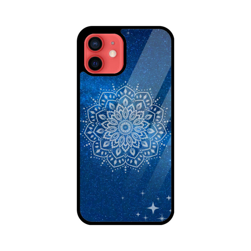 Blue White Mandala Mystical Background Phone Case