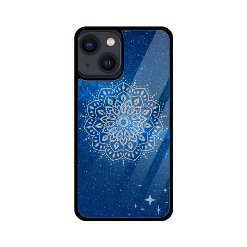 Blue White Mandala Mystical Background Phone Case