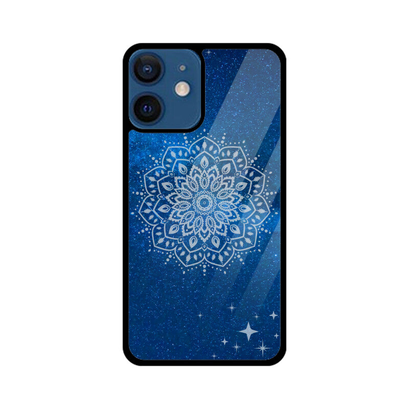 Blue White Mandala Mystical Background Phone Case