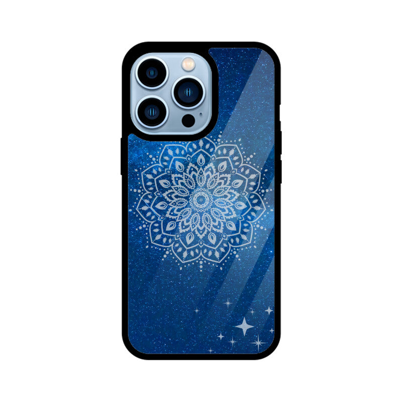 Blue White Mandala Mystical Background Phone Case