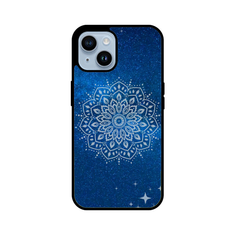 Blue White Mandala Mystical Background Phone Case