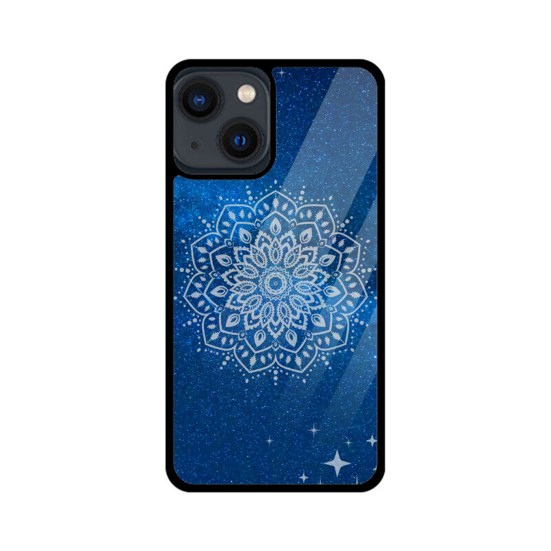 Blue White Mandala Mystical Background Phone Case