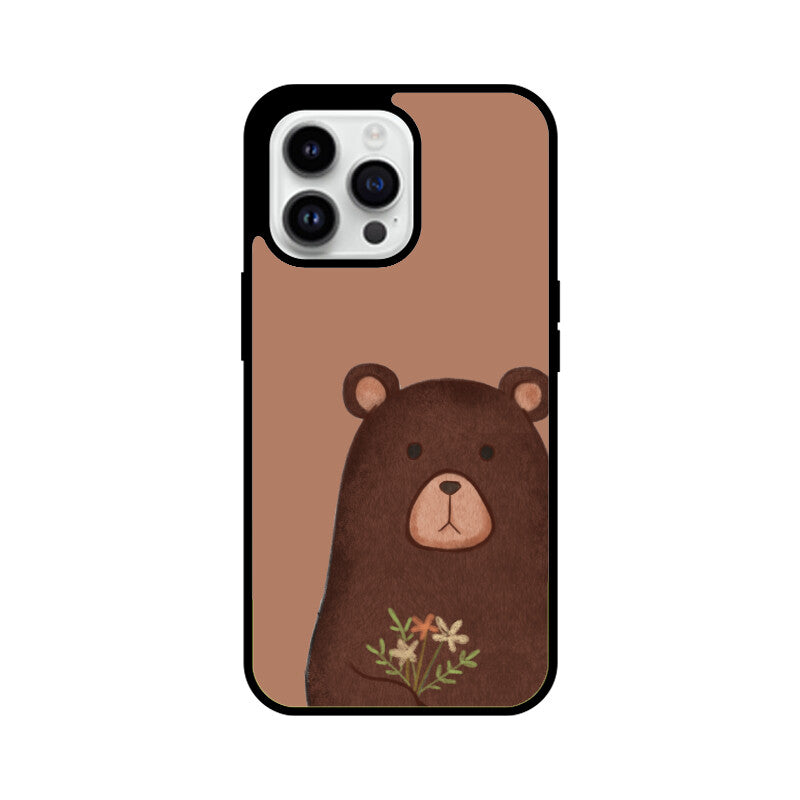 Brown Cute Bear Phone Case