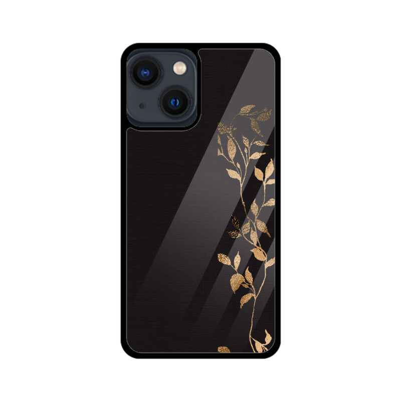 Black Copper Botanical Minimalist Phone Case