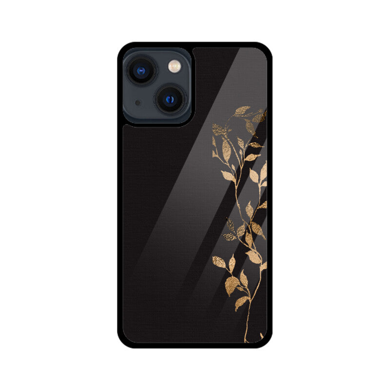 Black Copper Botanical Minimalist Phone Case