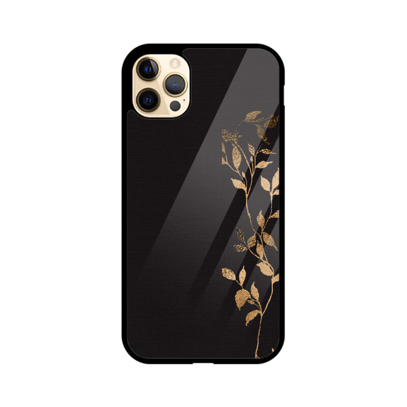 Black Copper Botanical Minimalist Phone Case