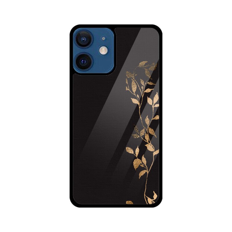 Black Copper Botanical Minimalist Phone Case