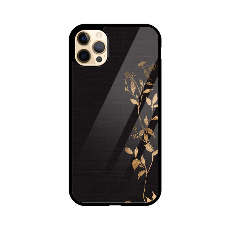 Black Copper Botanical Minimalist Phone Case