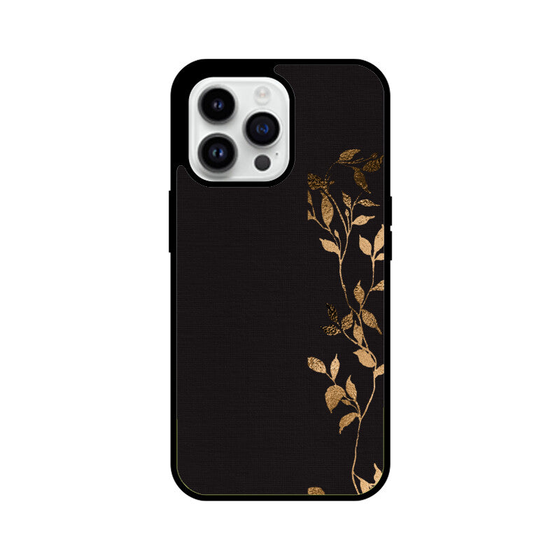 Black Copper Botanical Minimalist Phone Case