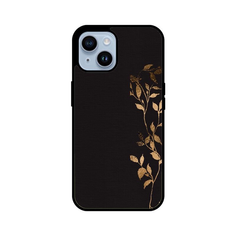 Black Copper Botanical Minimalist Phone Case