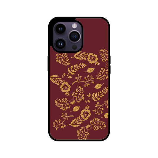 Red Elegant Gold Foil Phone Case