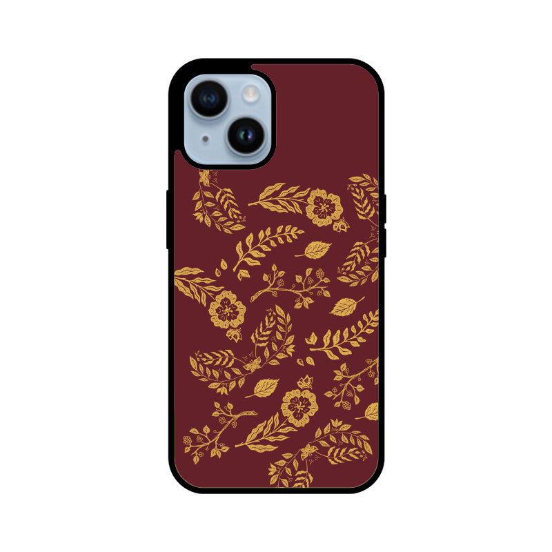 Red Elegant Gold Foil Phone Case