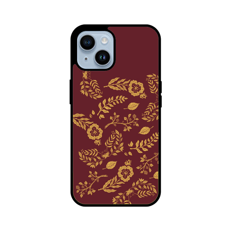 Red Elegant Gold Foil Phone Case