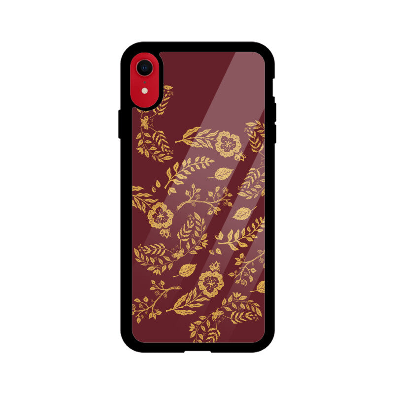 Red Elegant Gold Foil Phone Case