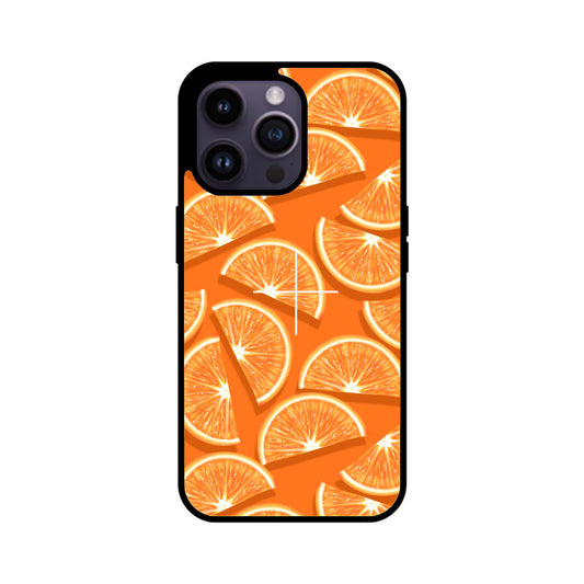 Orange White Fruit Pattern Summer Phone Case