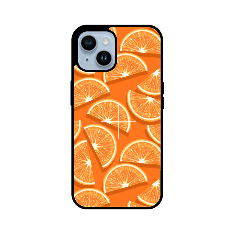 Orange White Fruit Pattern Summer Phone Case