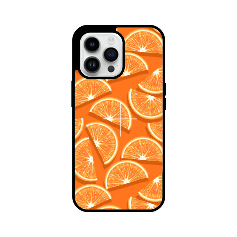 Orange White Fruit Pattern Summer Phone Case