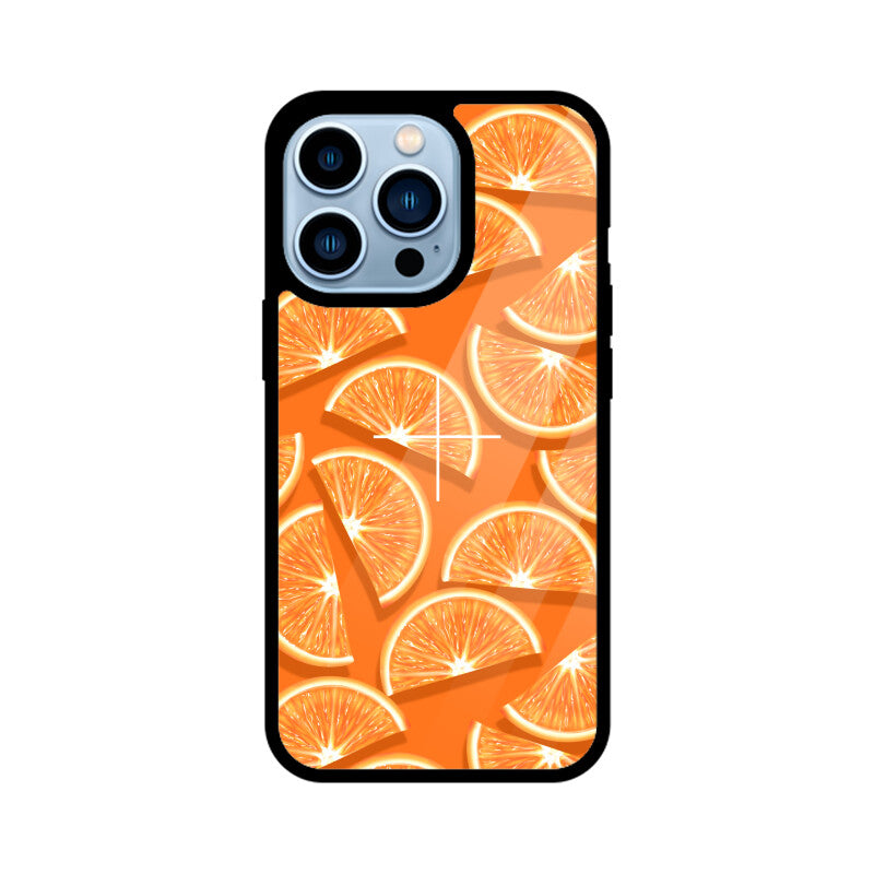 Orange White Fruit Pattern Summer Phone Case