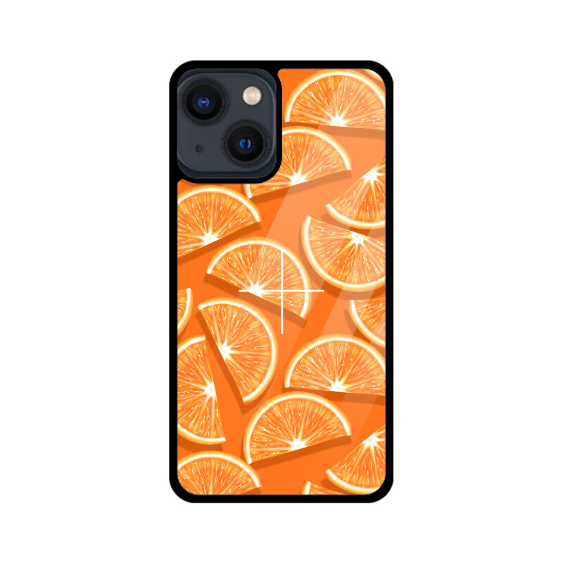 Orange White Fruit Pattern Summer Phone Case