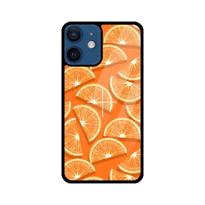 Orange White Fruit Pattern Summer Phone Case