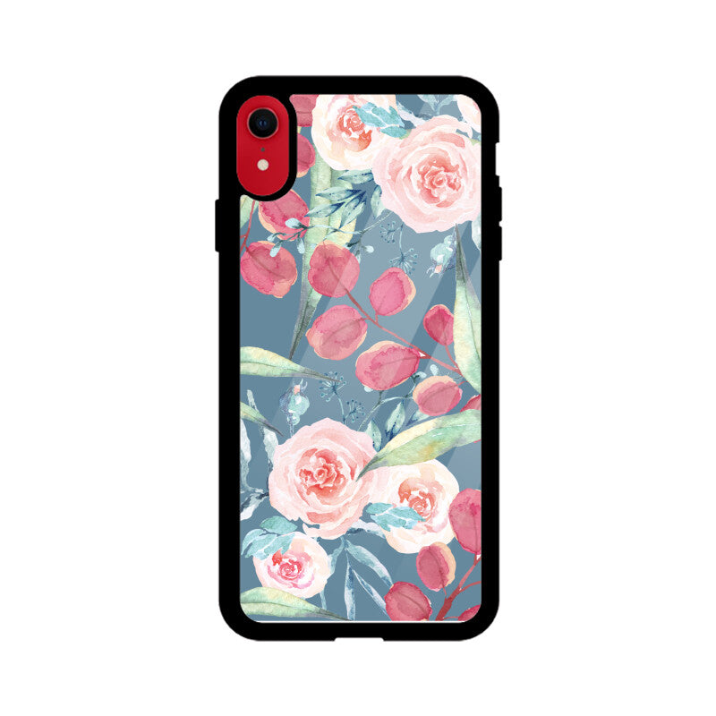 Watercolor Blue Pink Flower Phone Case