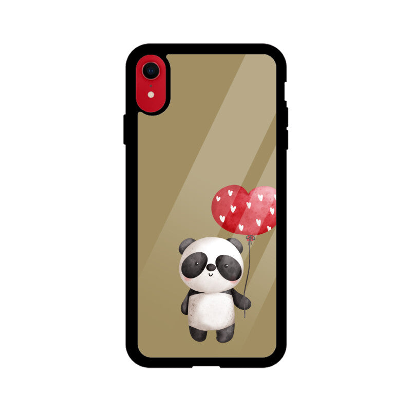 Panda with a Heart Balloon Phone Case