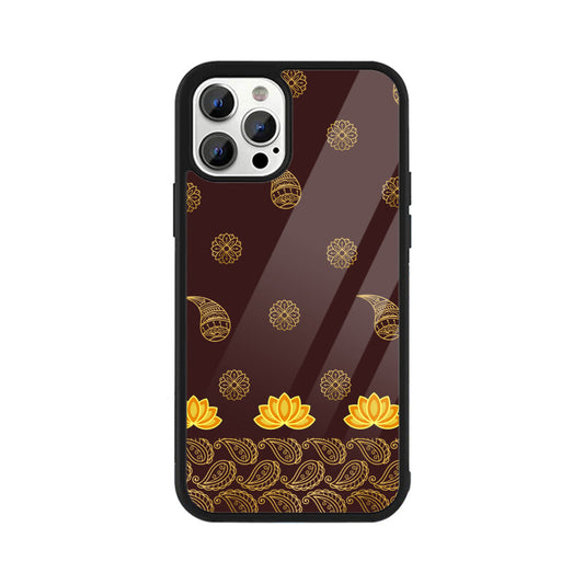 Royal India Art Lotus Paisley Printed Motifs Phone Case