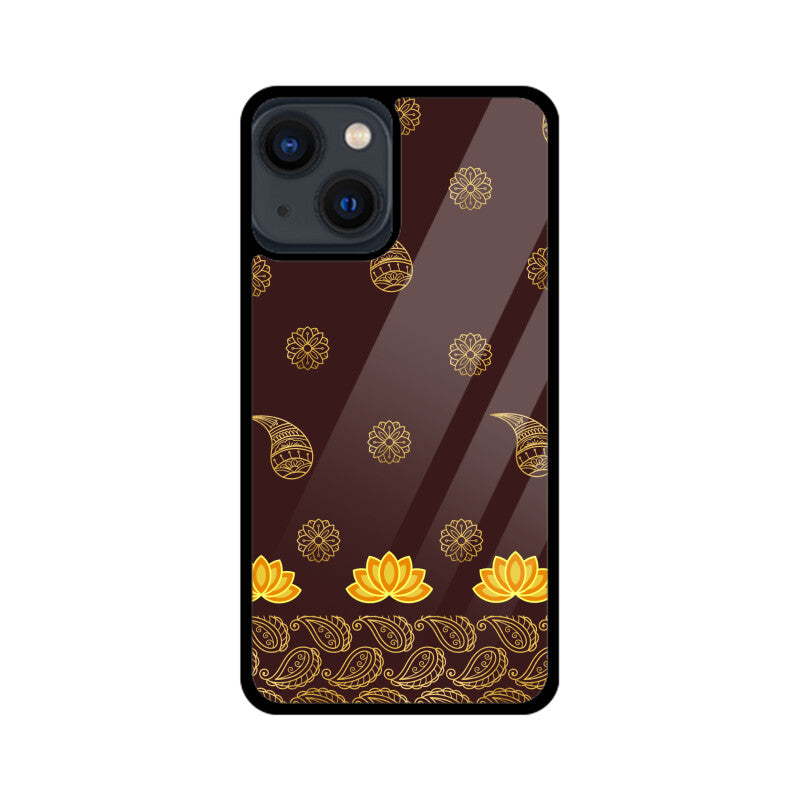 Royal India Art Lotus Paisley Printed Motifs Phone Case