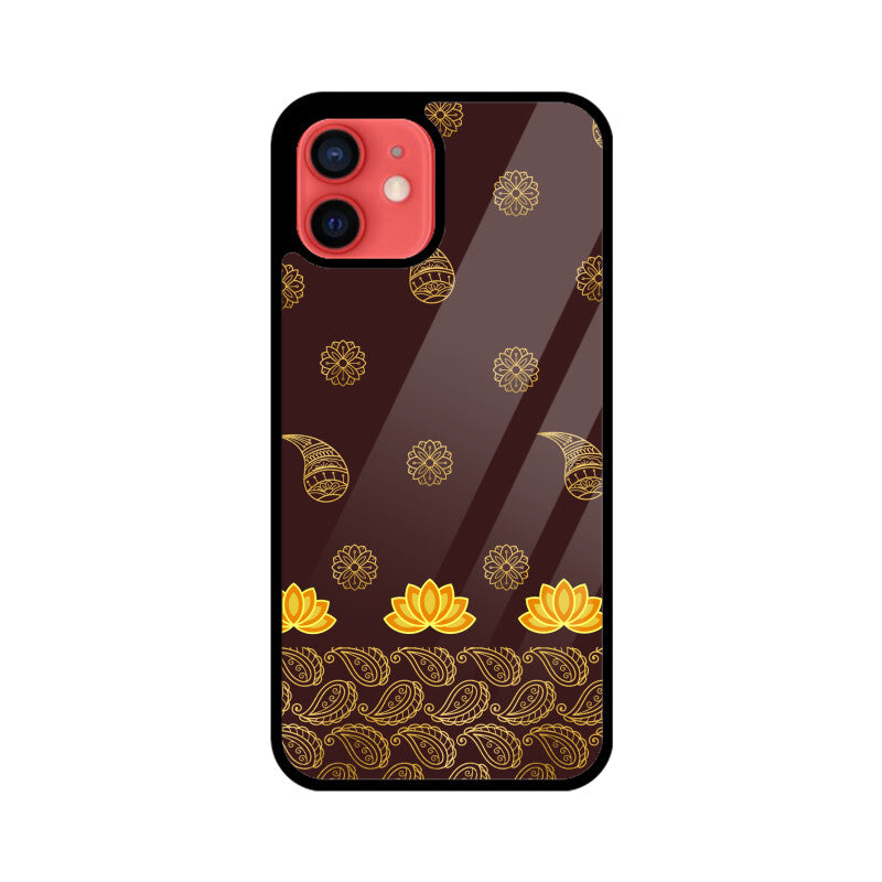 Royal India Art Lotus Paisley Printed Motifs Phone Case