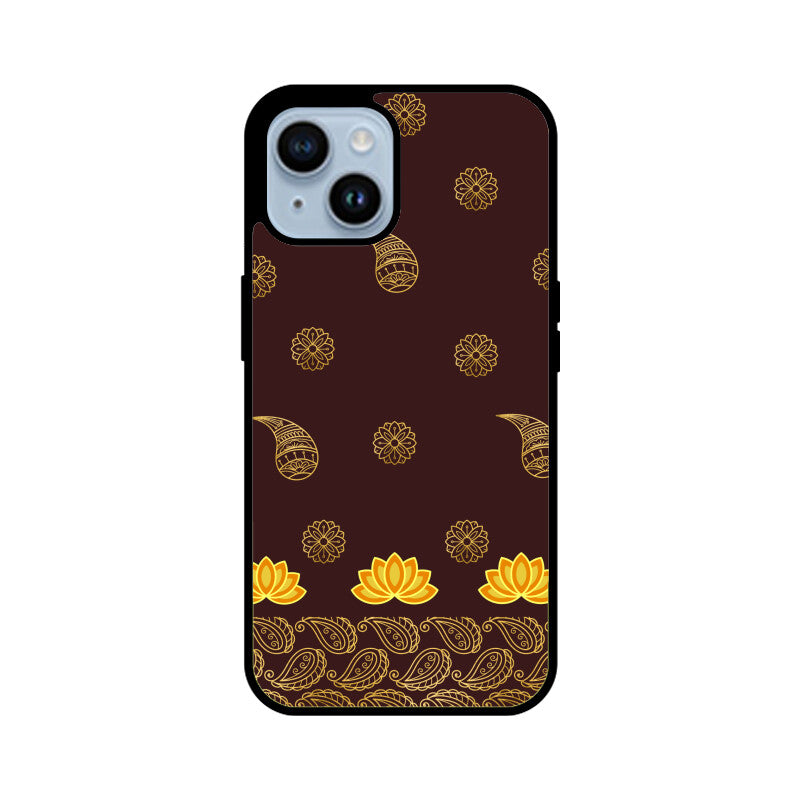 Royal India Art Lotus Paisley Printed Motifs Phone Case