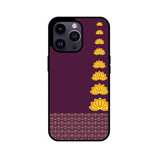 Royal India Lotus Art in Purple Color Phone Case