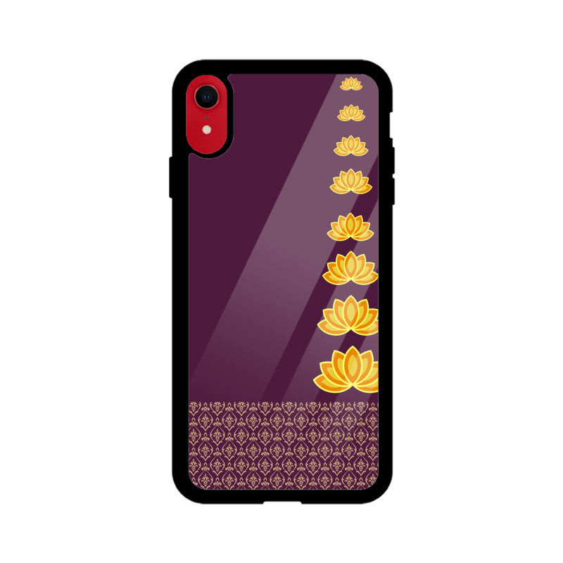 Royal India Lotus Art in Purple Color Phone Case