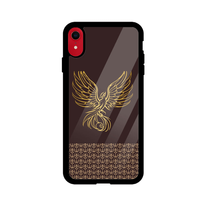 Royal India Art brown and Gold Phoenix Printed Phone Case