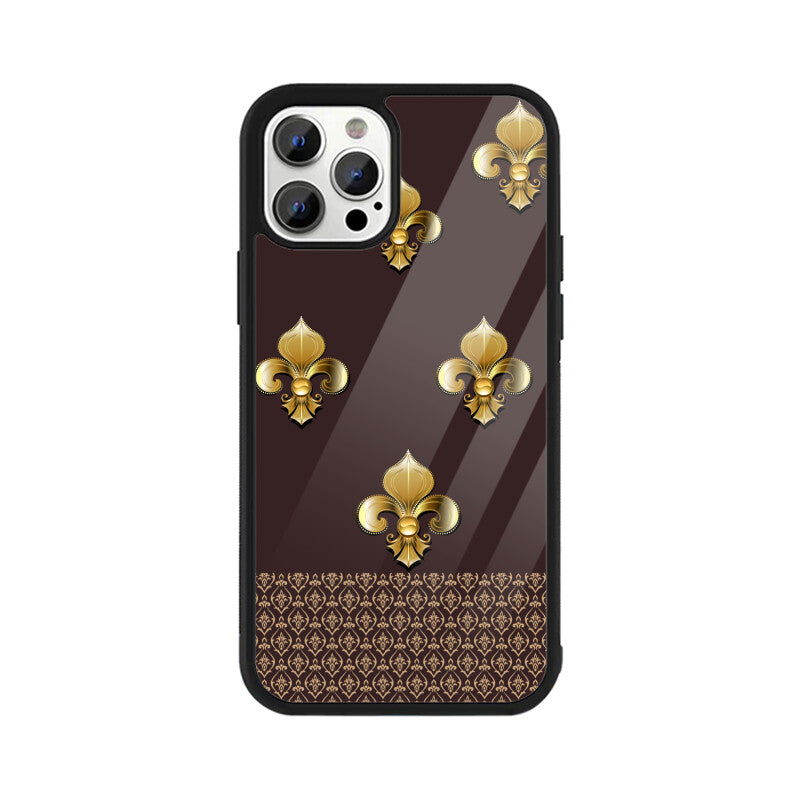 Royal India Art Brown and Gold Patterns Phone Case