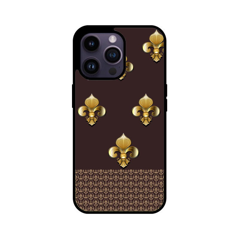 Royal India Art Brown and Gold Patterns Phone Case