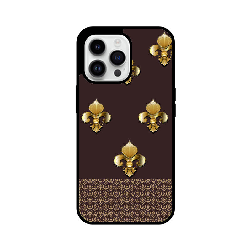 Royal India Art Brown and Gold Patterns Phone Case