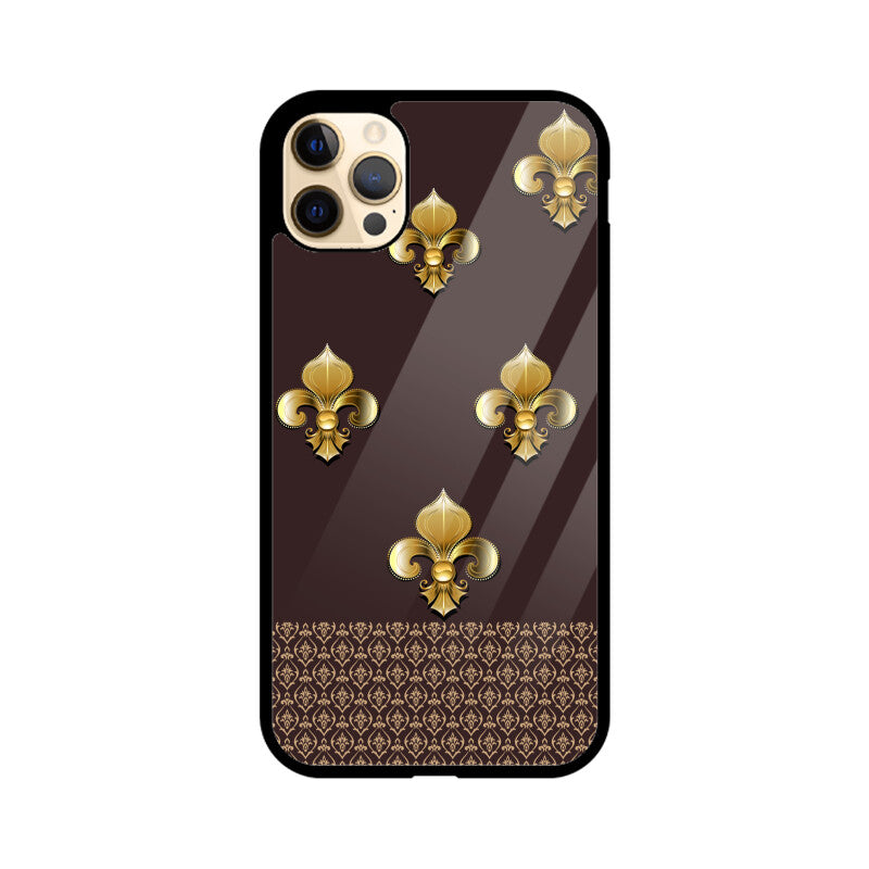 Royal India Art Brown and Gold Patterns Phone Case