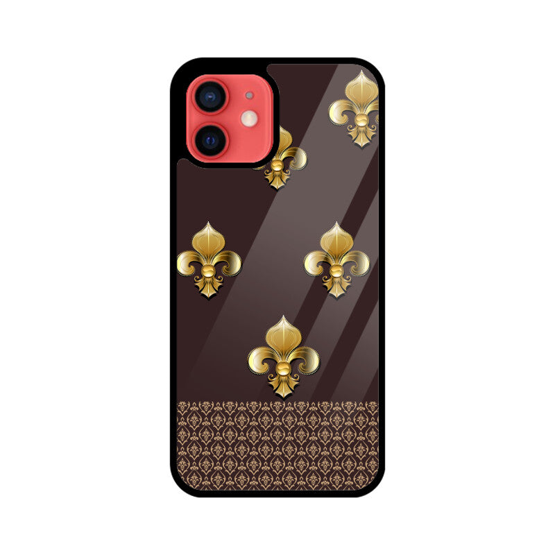 Royal India Art Brown and Gold Patterns Phone Case