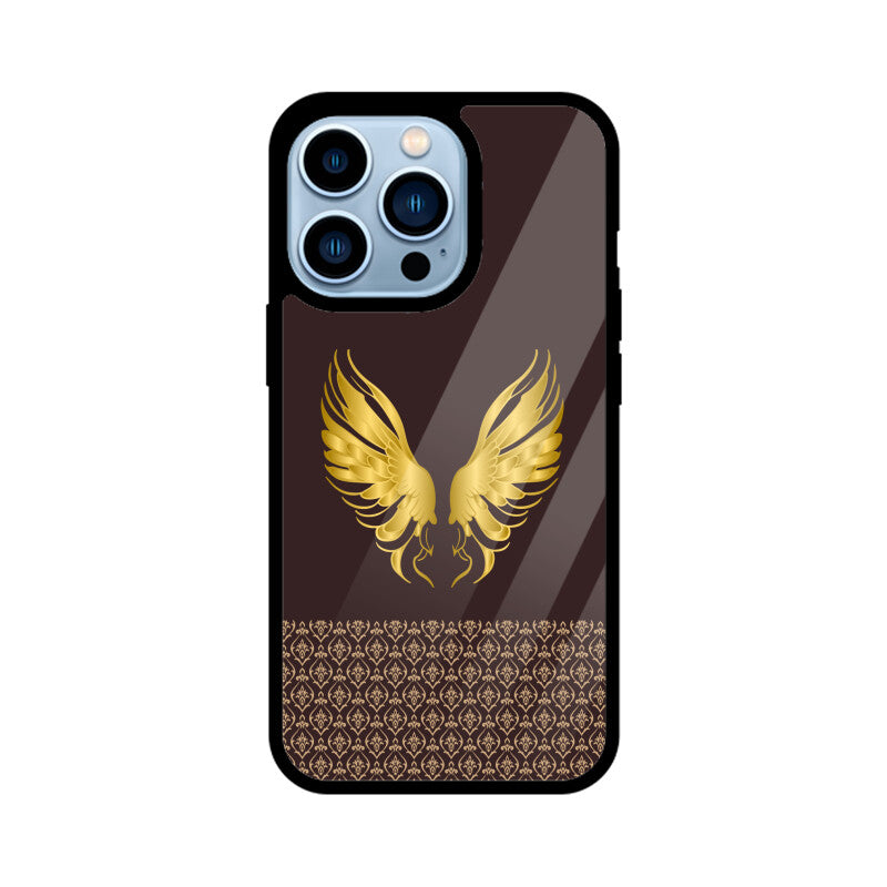 Royal India Art Brown and Gold Power Wings Phone Case