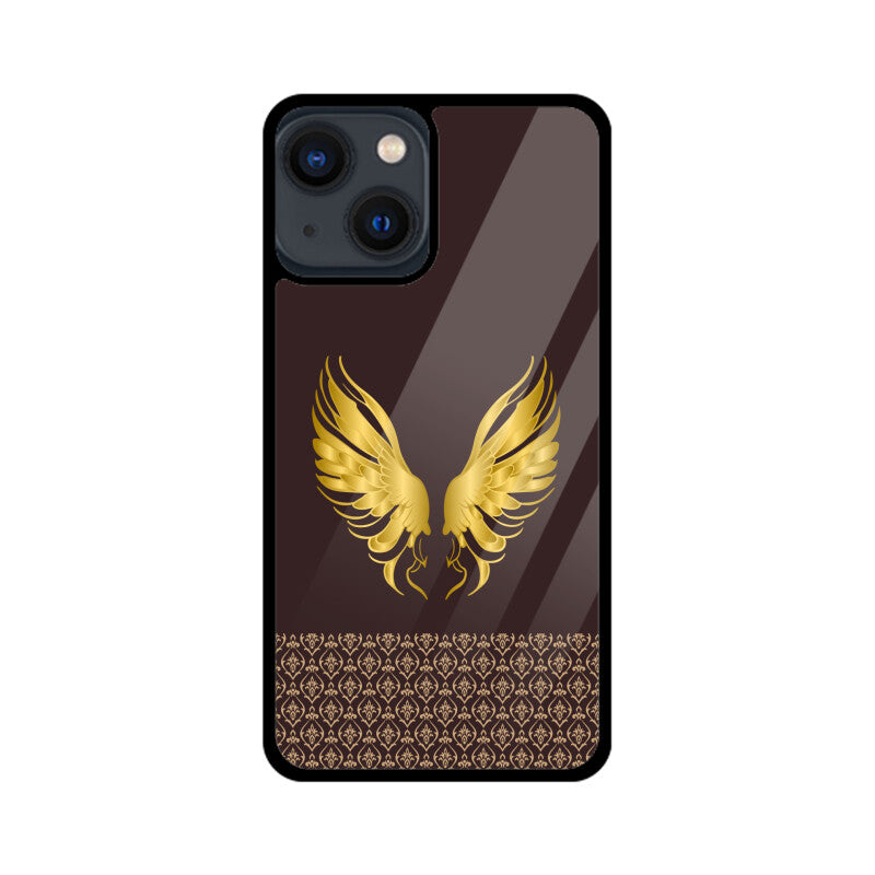 Royal India Art Brown and Gold Power Wings Phone Case