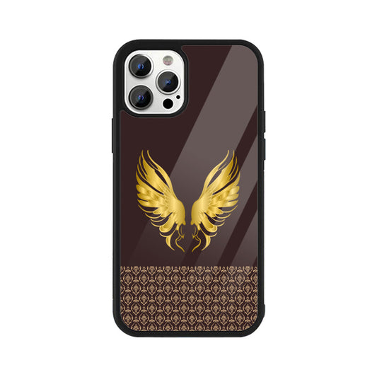 Royal India Art Brown and Gold Power Wings Phone Case