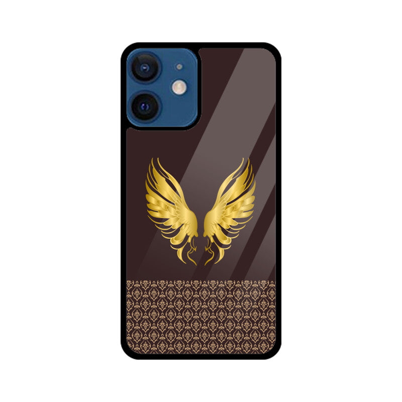 Royal India Art Brown and Gold Power Wings Phone Case