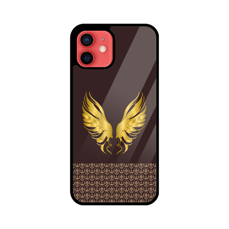 Royal India Art Brown and Gold Power Wings Phone Case